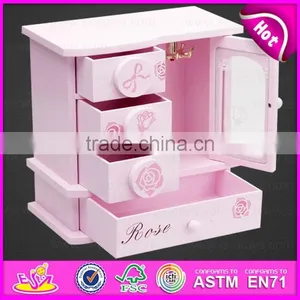 Handmade Lovely Wooden Jewelry Organizer W09E018-S thumbnail-6