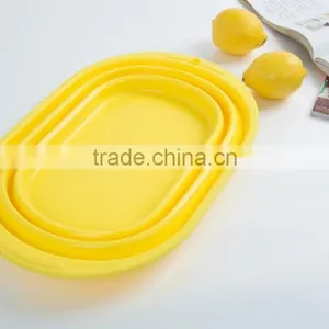 Silicone Square Shaped Collapsible Wash Basin,storage Bowl thumbnail-4