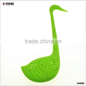 16050 Hot Selling Goose Shape Silicone Tea Strainer thumbnail-2