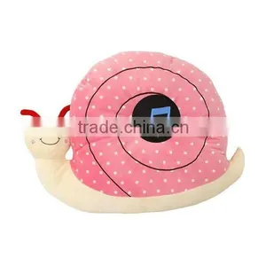 MP3 MP4 Cute Snail Plush Speaker Music Cushion thumbnail-1