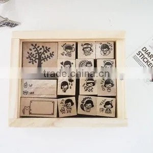 2015 Newest Top Quality Wood Cute Stamp|convenient Beautiful Stamp thumbnail-1