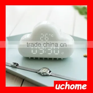 UCHOME Cloud Shape Alarm Clock/Desk Digital Jumbo LED Plastic Clock Vintage Table Plastic Alarm Clock thumbnail-2