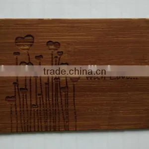 Dark Wood Business Card Laser Cut thumbnail-1