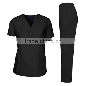 Medical Scrubs Wholesale Scrubs Uniforms Medical Uniform Women and Man Medical Scrubs Top and Pants thumbnail-2