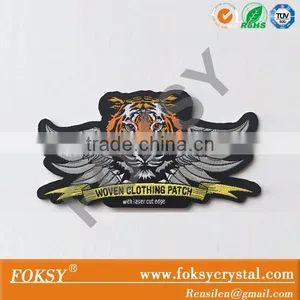 Custom Popular Iron-on Tiger With Wing Embroidered Patches thumbnail-1