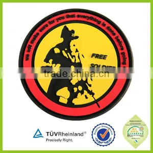 2016 New Design Airsoft Logo Custom 3d Soft Pvc Patch thumbnail-2
