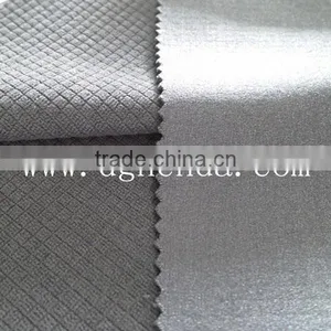 Grey Knitting Fabric Laminate Grid Polar Fleece Fabric for Garment thumbnail-2