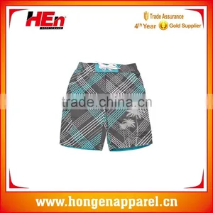 Hongen Apparel Quick Dry Beachwear Men Board Short /all Over Print Short Beachwear thumbnail-1