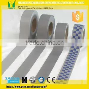 Cotton Polyester Retro Reflective Fabric Tape for Safety Garment thumbnail-1