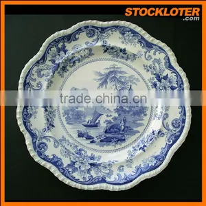 2015 Cheap Stock Stoneware Bowls Stoneware Dish Closeout, 150806VI thumbnail-1