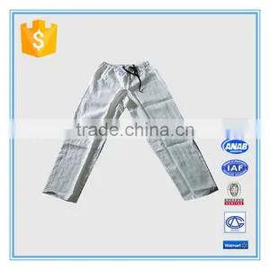 Pure Linen Straight Leg Pants For Men thumbnail-1