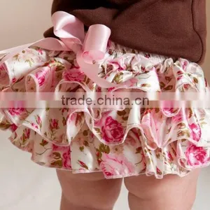Baby Girl Cotton Bloomer Ruffles Diaper Cover Pure White Bloomer for Newborn Baby thumbnail-5