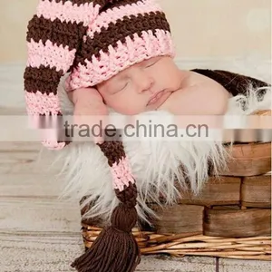 Fashion Crochet Christmas Hat Crochet Baby Sleep Hat thumbnail-1