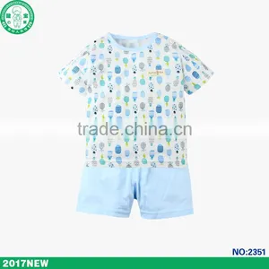 Boutique Low Price High Quality Children Wear Sleep Clothing Set for Summer thumbnail-3