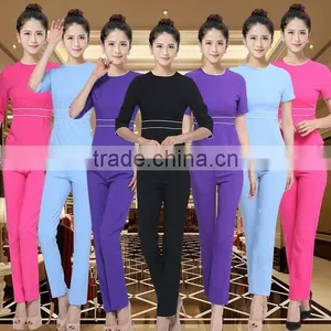 Latest Worker Design Spa/beauty Working Uniform Unique Design Uniform Wholesale thumbnail-1