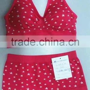 Girls' Seamless Bra Panty Set 0459# thumbnail-1