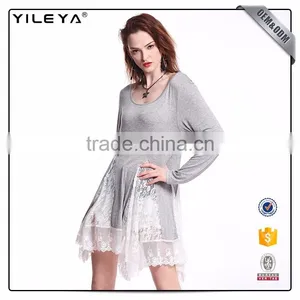 Short Crochet Hem Design 2017 Fashion Dress Womens Girl Summer thumbnail-5
