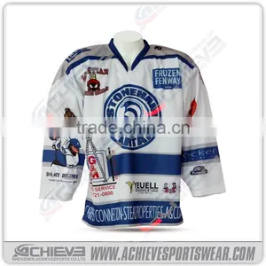 Wholesale Blank Hockey Uniform Colorful Custom Hockey Jersey thumbnail-3