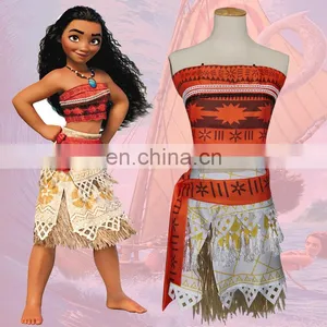 Hot Movie Ocean Romance Party Princess Dress Moana Costume thumbnail-1