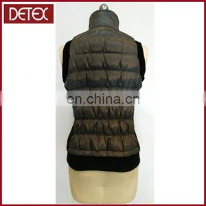 Slimming Running Black Women Down Vest thumbnail-2