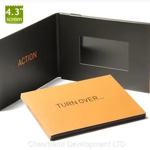 Unique Design 7'' Lcd Video Greeting Card/video Brochure/business Gift thumbnail-4