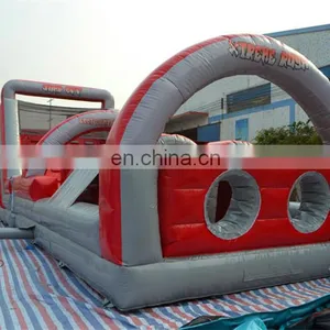 Giant Inflatable Sport Games,Inflatable Obstacle Course With Climbing Wall & Tunnel Bungee Run For Adult And Kids thumbnail-1