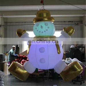 New Style 2017 Hot Sale Big Inflatable Snowman /inflatable Christmas for Decoration thumbnail-5