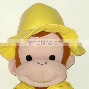 American Fairy Tales Curious George in Yellow Hat Plush Monkey Toy thumbnail-2