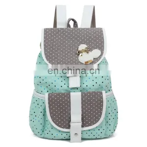 Fashion Canvas Travel Bag Girls School Backpack Bag thumbnail-1