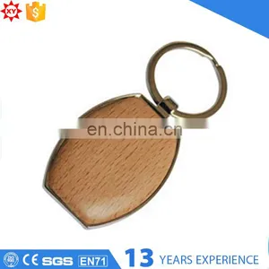 Custom Promotional Blank Car Wooden Custom Metal Key Ring thumbnail-4