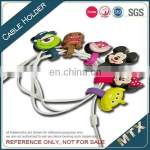 Soft Pvc Cell Phone Headphone Cable Cord Holder thumbnail-1