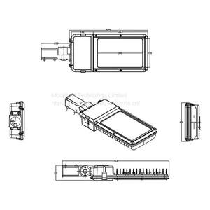 LED Street Light Housing MLT-SLH-BS-II thumbnail-3