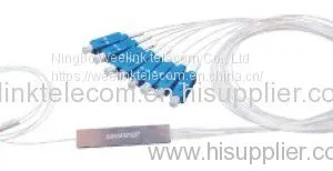 Single Mode 1260-1650nm SC/APC Fiber Optic PLC Splitter thumbnail-1