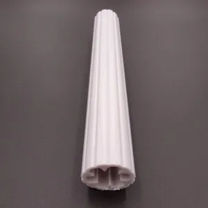Plum Blossom Tube Extrusion Polycarbonate Milky White Round Plastic thumbnail-1