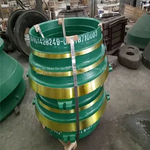 Concave and Mantle Spare Wear Parts for Cone Crusher Metso GP300 Concave and Mantle thumbnail-3