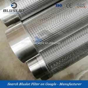Wedge Wire Stainless Steel Screen V-Wire Pipe for Water Well Drilling thumbnail-3