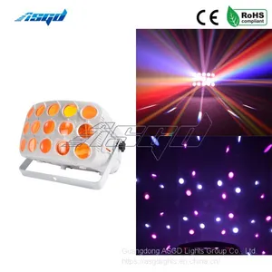 ASGD 8 Colors LED Butterfly Laser Lighting Party Disco Music Control Strobe Disco DMX DJ Stage Holiday Bar KTV Christmas Show thumbnail-1