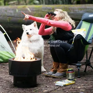 Attractive High Quality Fire Sphere Factory 36'' The Third Rock Globe Fire Pit thumbnail-4