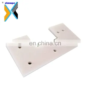 UHMWPE Drag Conveyor Paddles UHMWPE Beveled Edge Flights Virgin UHMW Ultra High Molecular Weight UHMWPE Flight Chain Spacers thumbnail-1