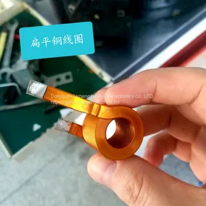 Flat Copper Coil，flat Line Inductor,aircored Coil,2*6 Flat Copper Coil thumbnail-1