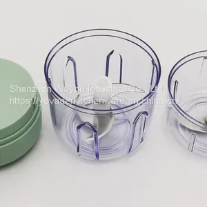 2 Cups (250ml&100ml) Electric Wireless Mini Garlic Chopper Garlic Masher Food Cutter Meat Grinder Onion Dicer Mincer Pepper Baby Food Blender thumbnail-3