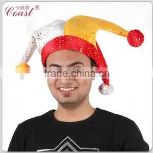 Funny Cheap Christmas Jester Hat thumbnail-1