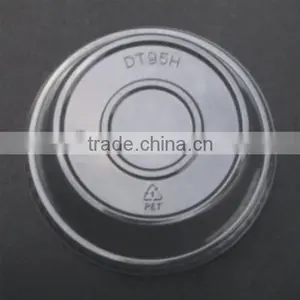 Clear PET Plastic Lid With Diameter 95mm, "T" Shape Lid for Cold Beverage Cups DT95 thumbnail-1