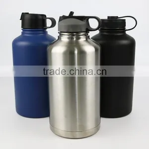 18 Oz/32 Oz/40 Oz/64 oz Deluxe Stainless Steel Water Bottle BPA Free Vacuum Bottle YF-01D-40 thumbnail-1