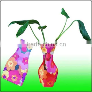 Foldable Printed Flower PVC Vase thumbnail-1