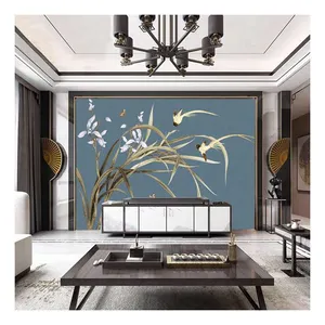 Forest Flower Designs Indoor Home Decor Wall Murals 4D 8D Wall Paper Murals Dropshipping thumbnail-2