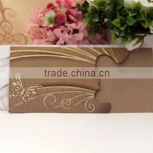 2016 Newest Hot Sales Arabian Make Butterfly Wedding Invitations thumbnail-6