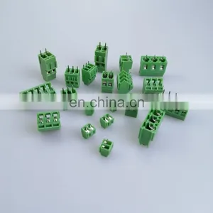 2.54mm,3.5mm,3.81mm,5.0mm,5.08mm,7.62mm Pitch Brass Terminal Connector PLC Terminal Block With Brass Nickel Plate Contact thumbnail-1