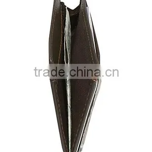 Genuine Leather Rfid Blocking Pocket Wallet Men Short Wallet With ID Window thumbnail-4