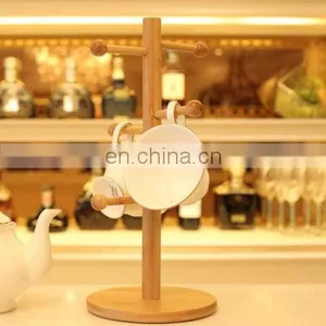 Wholesale Household Multi-layer Creative Tea Bamboo Coffee Cup Holder thumbnail-3